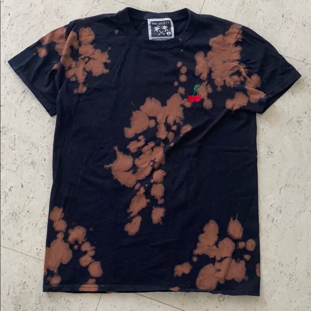 Riot society bleached t-shirt